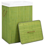 NNEVL Bamboo Laundry Basket Green