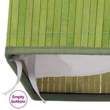 NNEVL Bamboo Laundry Basket Green
