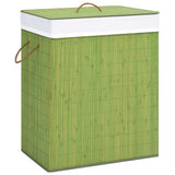 NNEVL Bamboo Laundry Basket Green 83 L