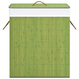 NNEVL Bamboo Laundry Basket Green 83 L