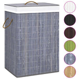 NNEVL Bamboo Laundry Basket Grey