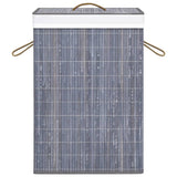 NNEVL Bamboo Laundry Basket Grey