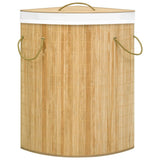 NNEVL Bamboo Corner Laundry Basket 60 L