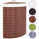 NNEVL Bamboo Corner Laundry Basket Brown 60 L