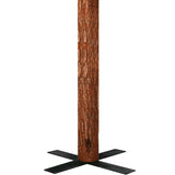 NNEVL Slim Christmas Tree with Real Wood and Cones Green 150 cm PVC
