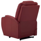 NNEVL Stand-up Recliner Wine Red  Faux Leather (AU only)