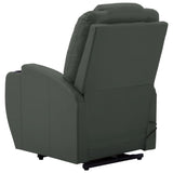 NNEVL Stand-up Massage Recliner Anthracite Faux Leather (AU only)