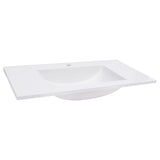 NNEVL Built-in Wash Basin 750x460x130 mm SMC White