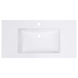 NNEVL Built-in Wash Basin 800x460x130 mm SMC White