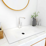 NNEVL Built-in Wash Basin 800x460x130 mm SMC White