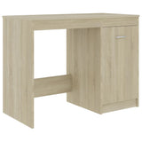 NNEVL Desk Sonoma Oak 140x50x76 cm Chipboard