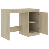 NNEVL Desk Sonoma Oak 140x50x76 cm Chipboard