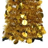 NNEVL Pop-up Artificial Christmas Tree Gold 120 cm PET