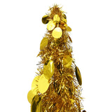 NNEVL Pop-up Artificial Christmas Tree Gold 180 cm PET
