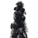 NNEVL Pop-up Artificial Christmas Tree Black 180 cm PET