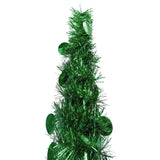 NNEVL Pop-up Artificial Christmas Tree Green 180 cm PET