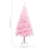 NNEVL Artificial Christmas Tree with Stand Pink 150 cm PVC