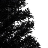 NNEVL Artificial Christmas Tree with Stand Black 150 cm PVC