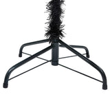 NNEVL Artificial Christmas Tree with Stand Black 150 cm PVC