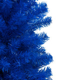 NNEVL Artificial Christmas Tree with Stand Blue 180 cm PVC