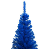 NNEVL Artificial Christmas Tree with Stand Blue 210 cm PVC