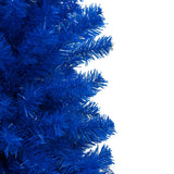 NNEVL Artificial Christmas Tree with Stand Blue 210 cm PVC