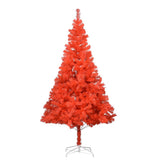 NNEVL Artificial Christmas Tree with Stand Red 210 cm PVC
