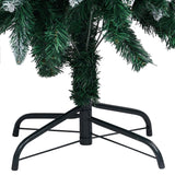 NNEVL Artificial Christmas Tree with Pine Cones and White Snow 180 cm