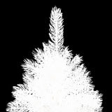 NNEVL Artificial Christmas Tree Lifelike Needles White 120 cm