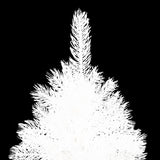 NNEVL Artificial Christmas Tree Lifelike Needles White 150 cm
