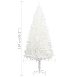 NNEVL Artificial Christmas Tree Lifelike Needles White 150 cm
