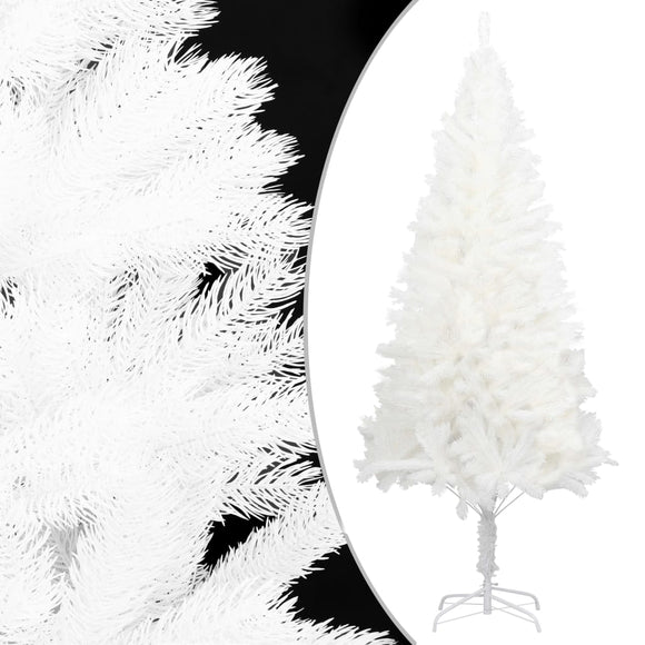 NNEVL Artificial Christmas Tree Lifelike Needles White 150 cm