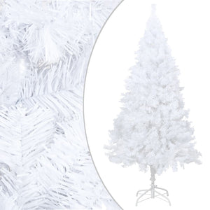 NNEVL Artificial Christmas Tree with Thick Branches White 150 cm PVC