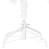 NNEVL Artificial Christmas Tree with Thick Branches White 150 cm PVC