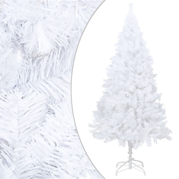 NNEVL Artificial Christmas Tree with Thick Branches White 210 cm PVC