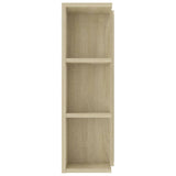 NNEVL Bathroom Mirror Cabinet Sonoma Oak 80x20.5x64 cm Engineered Wood