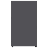 NNEVL Bathroom Cabinet Grey 60x33x58 cm Chipboard