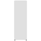 NNEVL Bathroom Cabinet White 30x30x95 cm Chipboard
