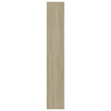 NNEVL Bathroom Cabinet Sonoma Oak 30x30x183.5 cm Engineered Wood
