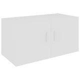 NNEVL Wall Mounted Cabinet White 80x39x40 cm Chipboard