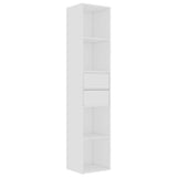 NNEVL Book Cabinet White 36x30x171 cm Chipboard