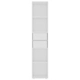 NNEVL Book Cabinet White 36x30x171 cm Chipboard