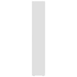 NNEVL Book Cabinet White 36x30x171 cm Chipboard
