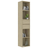 NNEVL Book Cabinet Sonoma Oak 36x30x171 cm Engineered Wood