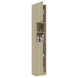 NNEVL Bathroom Cabinet Sonoma Oak 32x25.5x190 cm Chipboard