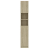 NNEVL Bathroom Cabinet Sonoma Oak 32x25.5x190 cm Chipboard