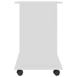 NNEVL Computer Desk White 80x50x75 cm Chipboard