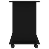 NNEVL Computer Desk Black 80x50x75 cm Chipboard