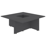 NNEVL Coffee Table Grey 79.5x79.5x30 cm Engineered Wood