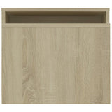 NNEVL Coffee Table Set Sonoma Oak 100x48x40 cm Chipboard